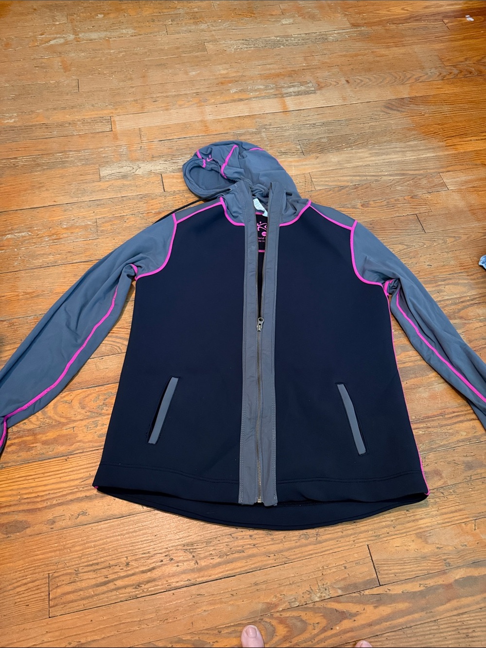 Women’s neoprene sauna jacket with hood